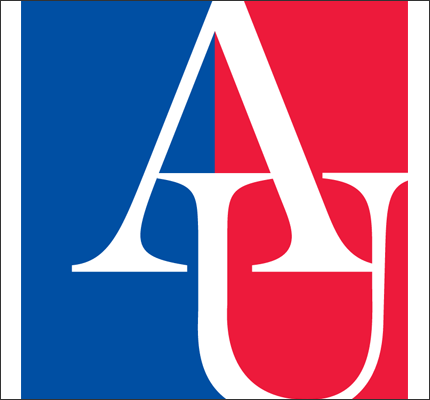 American University logo